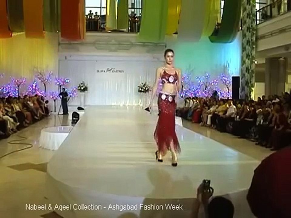 Nabeel & Aqeel best pakistani fashion designers at Ashgabad Fashion Week_TubeID.Net