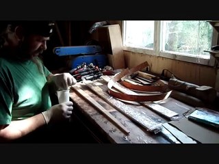 Bogenbau mit Glasfaser : Wie man sich aus einer Federlatte einen Glasbelegten Wurfarm baut Teil II