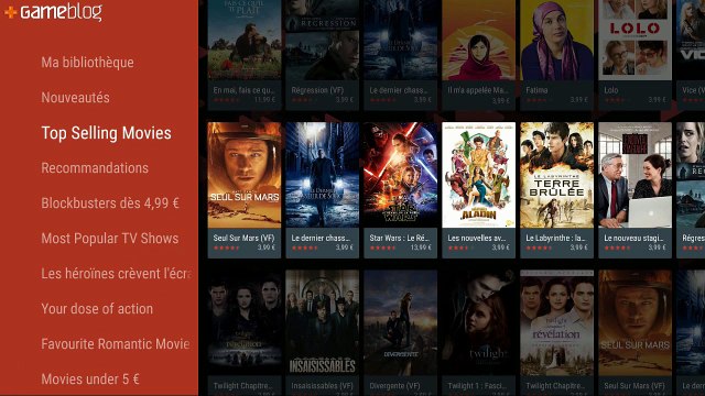SHIELD Android TV : présentation de l'interface