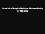 PDF Essentials of Hospital Medicine: A Practical Guide for Clinicians Free Books