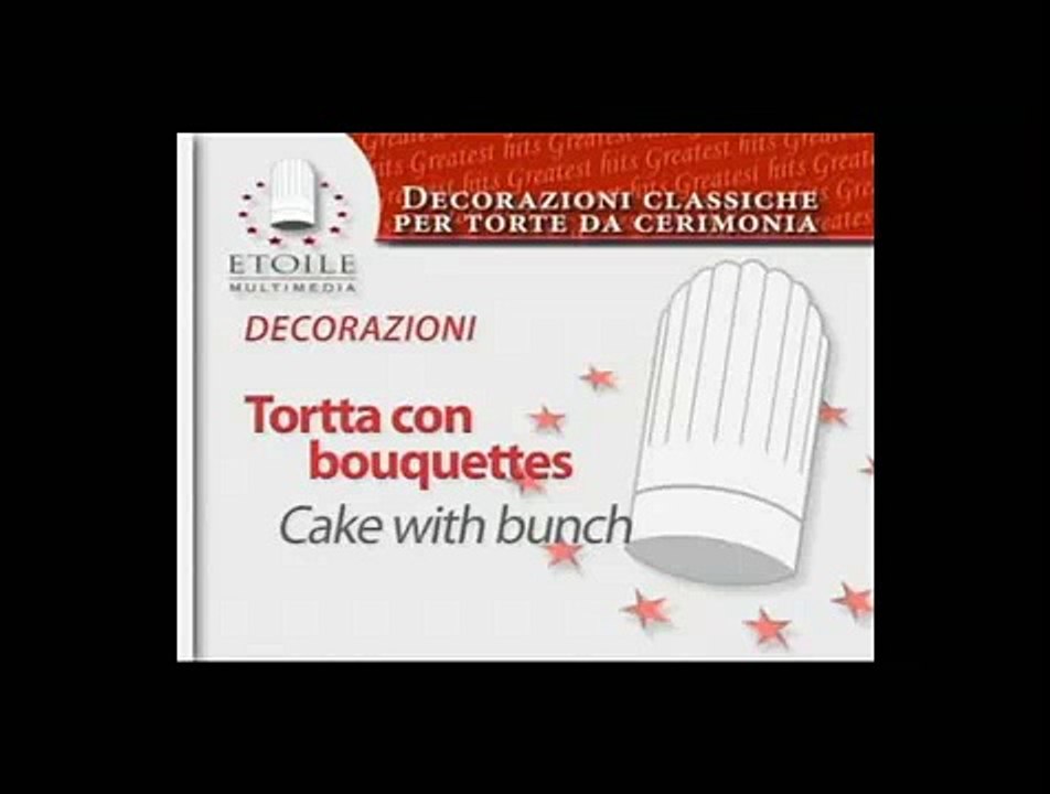 Decorazioni - Torta con bouquettes CD10