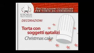 Decorazioni - Torta con Soggetti Natalizzi CD10