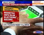 Government tables Aadhaar Legislation as Money Bill