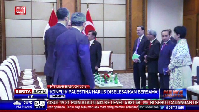 JK Temui 3 Kepala Negara Anggota OKI Bahas Palestina