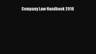 Read Company Law Handbook 2016 PDF Online