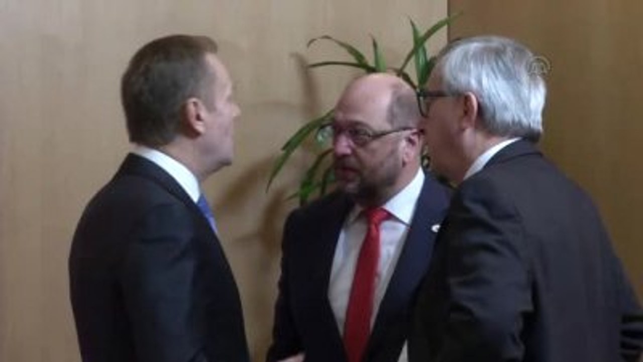 Davutoğlu-Tusk-Juncker-Schulz Dörtlü Görüşmesi