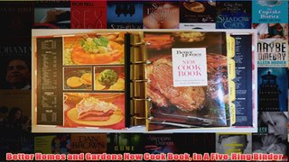 Download PDF  Better Homes and Gardens New Cook Book In A FiveRing Binder FULL FREE