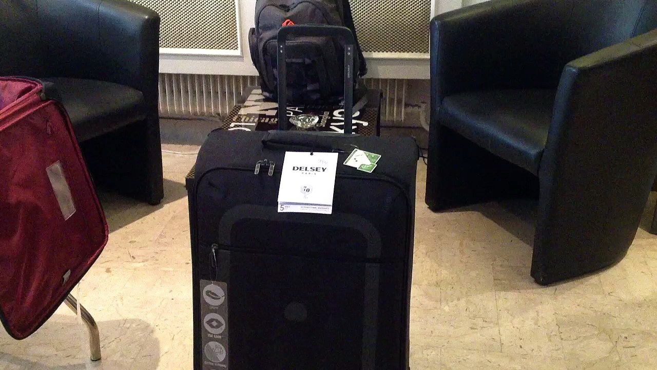 Valise trolley souple DAUPHINE DELSEY NICE FRANCE S'Cale Boutik maroquinerie nice 28 av auber