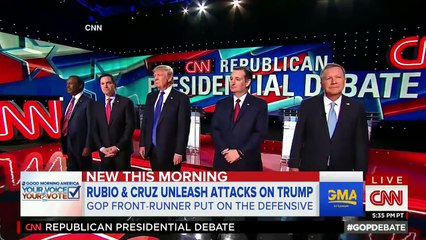 Donald Trump Takes the Heat in GOP Debate