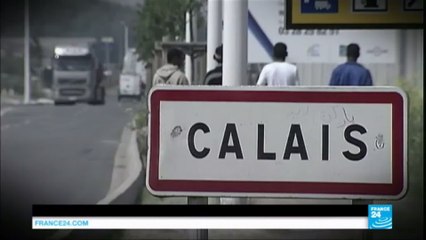 Calaisiens in Paris Monday to protest about impact of migrants on city