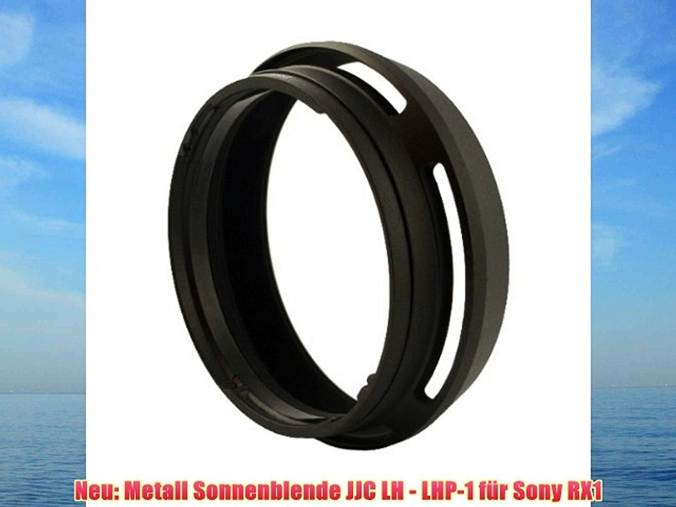 Neu: Metall Sonnenblende JJC LH - LHP-1 f?r Sony RX1