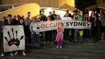 Occupy Sydney Day 160 - #OWS CandleLight Vigil American Consulate, Martin Place - 23rd March 2012