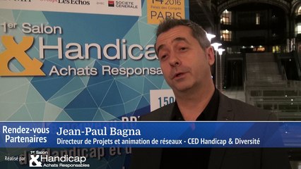 Jean-Paul BAGNA, Directeur de projets et animation de réseaux - CED Handicap & Diversité