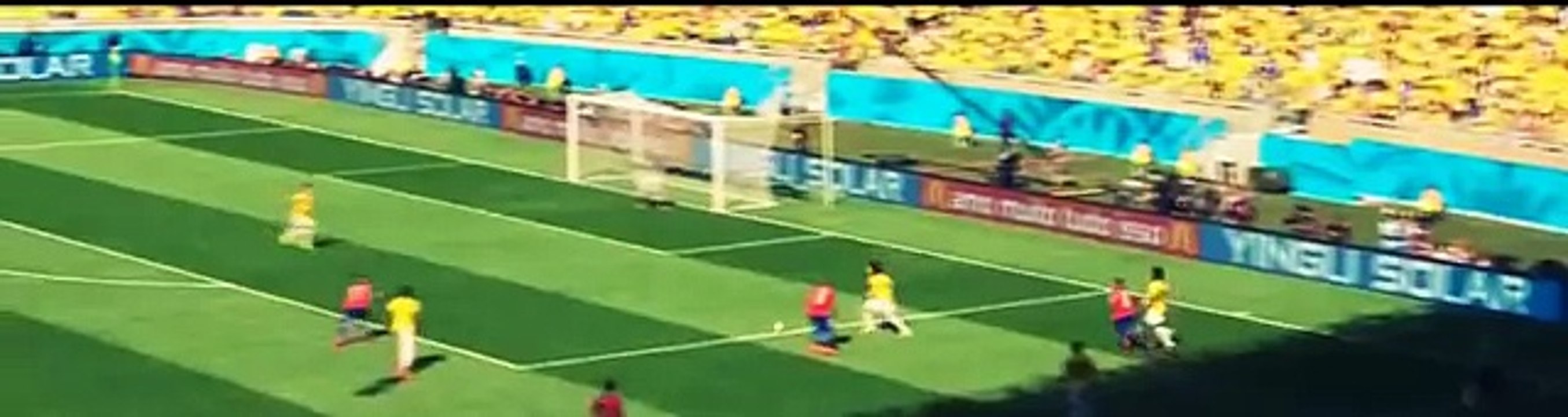 Бразилия - Чили 1 -1(Все голы и пенальти) Чемпионат Мира в Бразилии