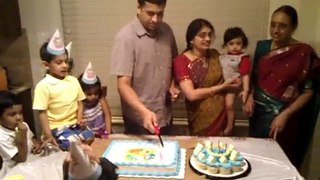 Vijay's 1st Birthday Cake Cutting