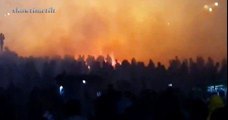 (혐오)풍선 불꽃놀이의 사고현장