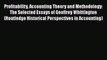 [PDF] Profitability Accounting Theory and Methodology: The Selected Essays of Geoffrey Whittington
