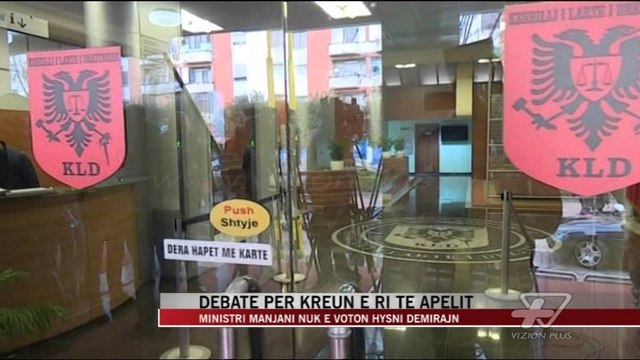 Debate për kreun e ri të Gjykatës së Apelit - News, Lajme - Vizion Plus