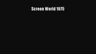 Read Screen World 1975 Ebook Free