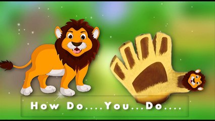 Lion Finger Family Song, Children Songs and Baby Songs done by Kids Crazy Rhymes
