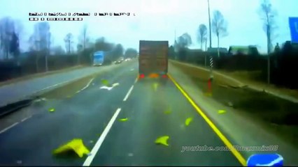 Подборка неудержимых грузовиков #5 (Без тормозов)