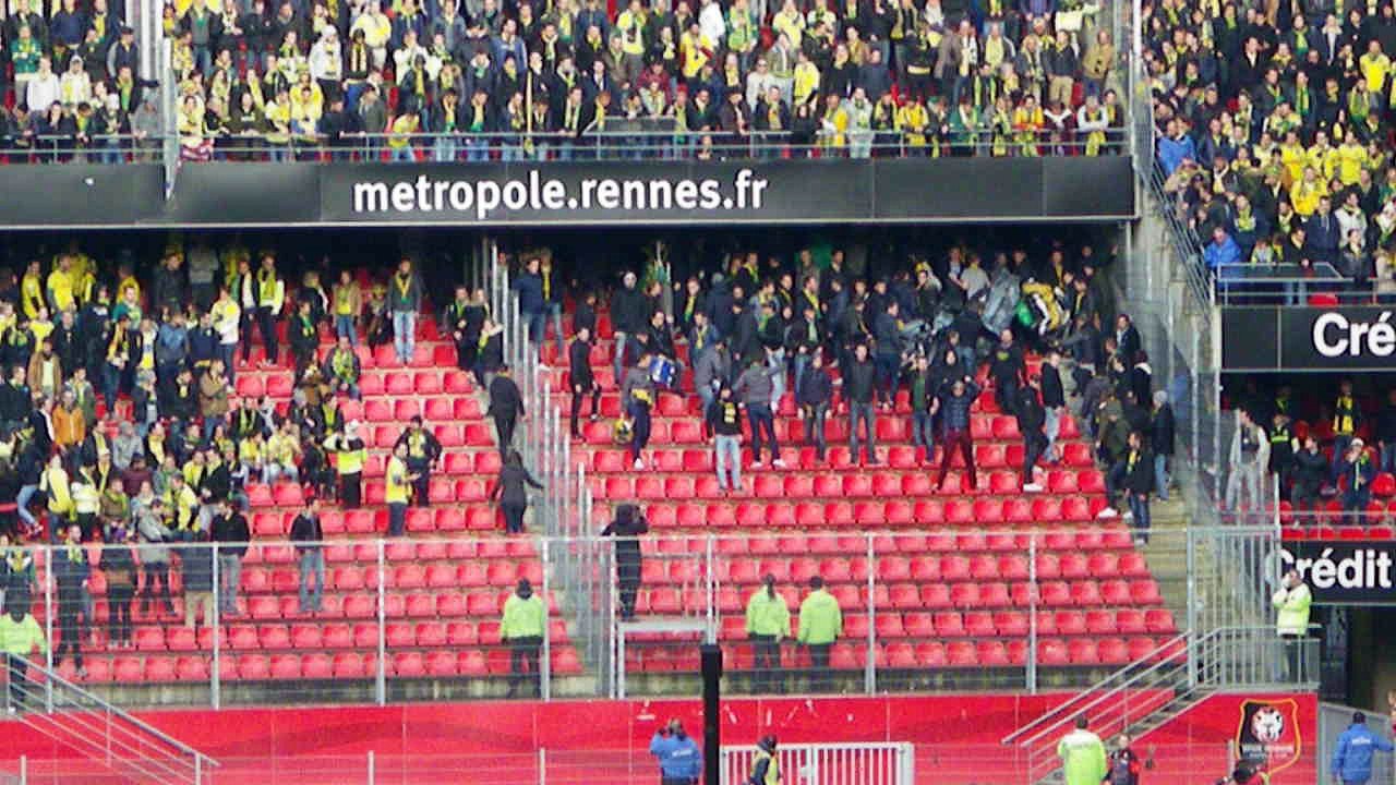 06/03/16 : SRFC-FCN : la Brigade Loire quitte le parcage