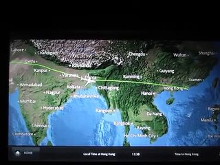 Схема маршрута из Стамбула в Гонконг