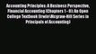 [PDF] Accounting Principles: A Business Perspective Financial Accounting (Chapters 1 - 8):
