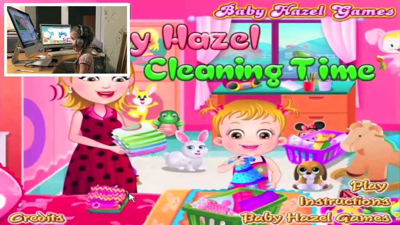 Мультики. Baby Video Baby Hazel.Развивающие мультики для детей. ПРИБИРАЕМСЯ НА КУХНЕ