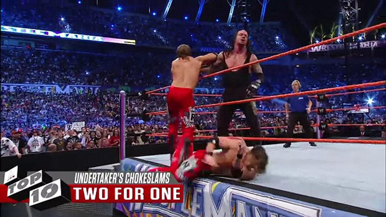The Undertaker's Most Devastating Chokeslams- WWE Top 10