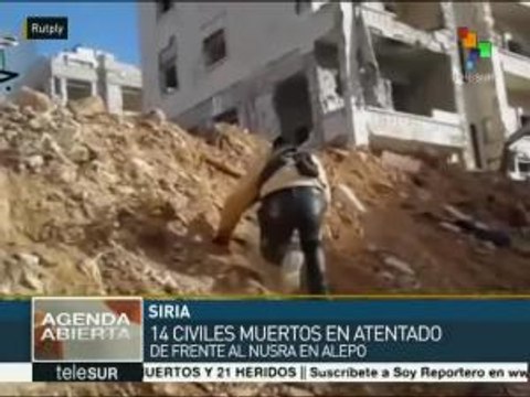 Siria: Al Nusra ataca en Alepo y provoca 14 muertos
