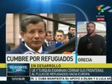 Refugiados esperan resolución de UE y Turquía para tratar la migración