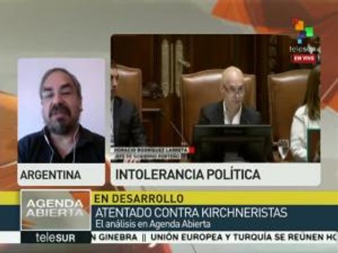 Yapur: Macrismo y medios hegemónicos propician violencia en Argentina