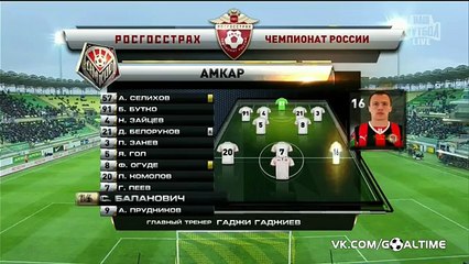 Anzhi - Amkar 0-1. Highlights. Russia. Premier League 2015-16. 19 tour.