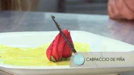 Receta de carpaccio de piña - Vida Zen Ep 58 (3/4)
