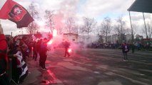 06/03/16 : SRFC-FCN : arrivée du bus du Stade Rennais