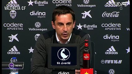 gary neville :  "It's probably the most disappointed I've been after a game."LaLiga