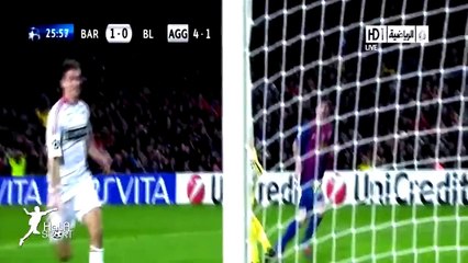 خماسية ليونيل ميسي التاريخية في بايرليفركوزن تعليق رؤوف خليف HD