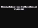[PDF] Affirmative Action in Perspective (Recent Research in Psychology) Download Online