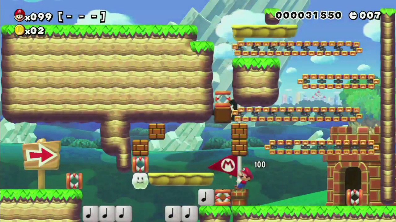 Super Mario Maker - 100 Mario Challenge 0-039 Normal - Samus Reward