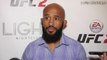 Demetrious Johnson media scrum at EA UFC 2 launch in Las Vegas