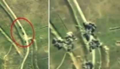 Azerbaycan Ermeni askeri araçlarını böyle vurdu