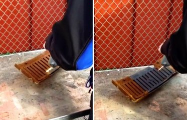 Watching A Powerful Laser Easily Remove Rust Is Definitely Satisfying