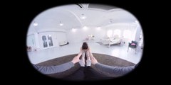 [360 VR of First-person View] Fit girls(Hyojung) couple yoga