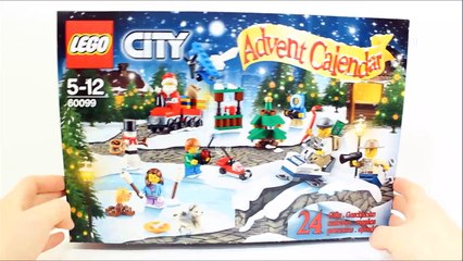 LEGO CITY 2015 ADVENT CALENDAR 60099 UNBOXING & REVIEW