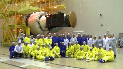 ExoMars 2016: Scaffold release and tilt
