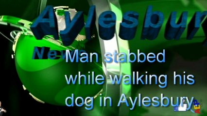 Man stabbed while walking his dog in Aylesbury.