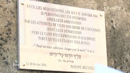 Rafle de janvier 1944 : Une plaque commémorative (Vendée)