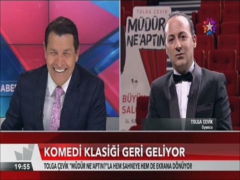 Tolga Çevik ve Celal Pir'in Müdür Ne'Aptın röporatjında espriler havada uçuştu