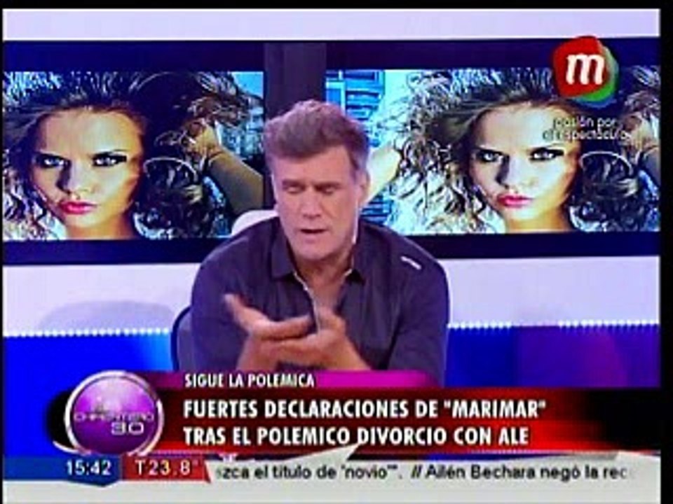 Fuertes declaraciones de María del Mar sobre Matías Alé